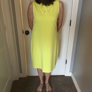 Talbots Yellow Cotton Dress